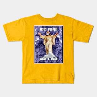 PREACH THE WORD! WEAR A MASK! Kids T-Shirt